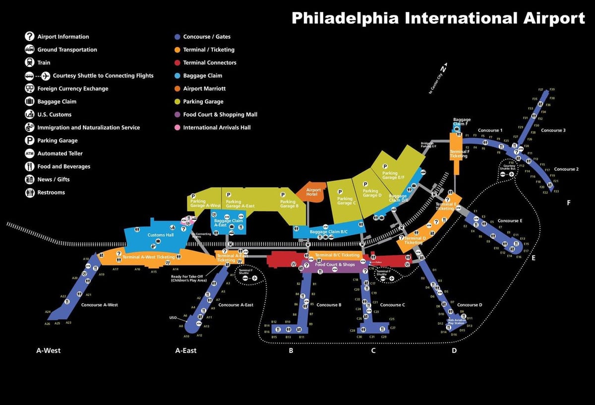 tèminal nan kat jeyografik phl