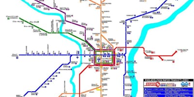 Philadelphia transpò piblik kat jeyografik