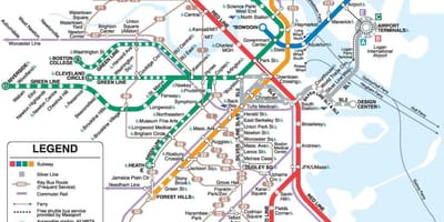 Philadelphia estasyon tren a kat jeyografik