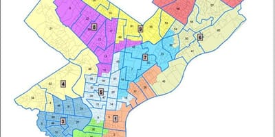 Kat jeyografik nan zòn Philly